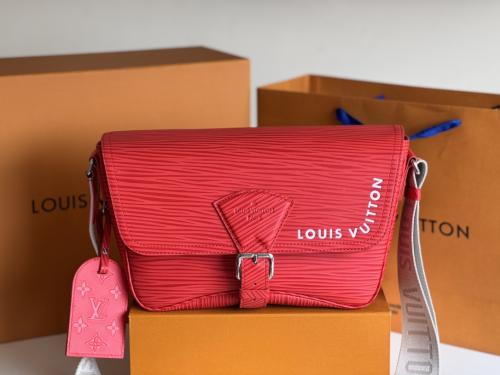 Louis Vuitton Montsouris 红色信差袋，仿品内幕怎么样？