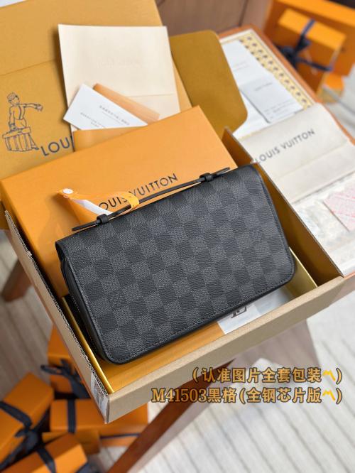 Gucci N41503 黑格系列 XL大號拉鏈錢包，仿品价格内幕