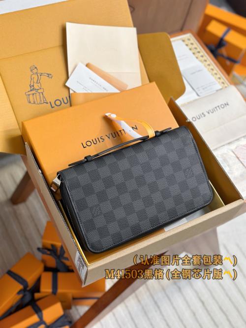 Gucci N41503 黑格系列 XL大號拉鏈錢包，仿品价格内幕