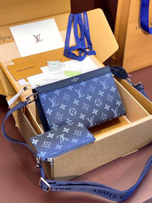 Louis Vuitton M81124渐变蓝系列，仿品内幕揭秘