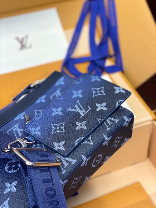 Louis Vuitton M81124渐变蓝系列，仿品内幕揭秘