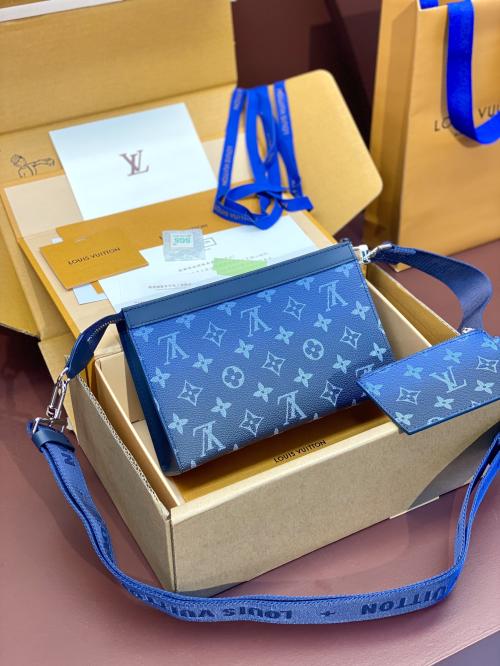 Louis Vuitton M81124渐变蓝系列，仿品内幕揭秘