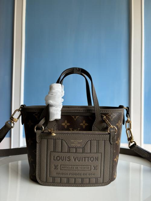 Louis Vuitton Neverfull Bandoulière Inside Out BB，原单奢侈品推荐