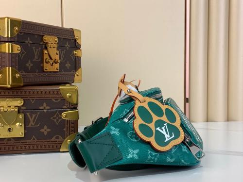 Louis Vuitton Rush Bumbag 绿花系列仿品价格内幕