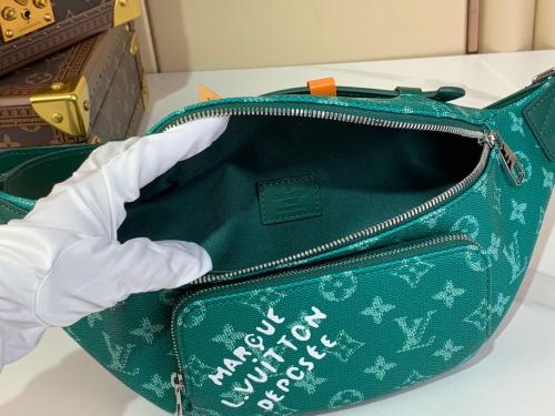 Louis Vuitton Rush Bumbag 绿花系列仿品价格内幕