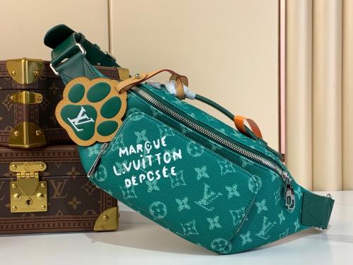 Louis Vuitton Rush Bumbag 绿花系列仿品价格内幕